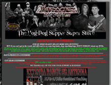 Tablet Screenshot of hardcorehogdogs.com